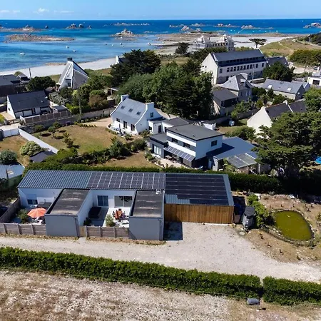 Villa Le Nid Des Dunes & Spa 2 Gites Ecologiques Santec Exterior photo